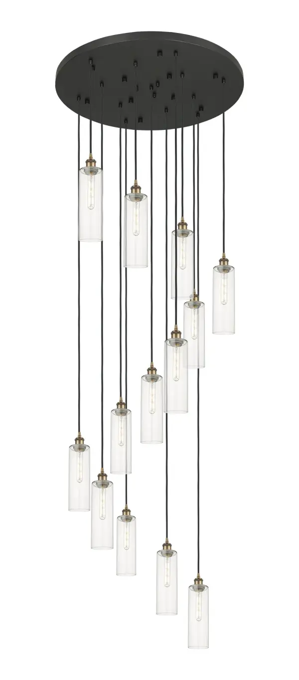 The organic teardrop shape of the Crown Point pendant is artfully hung from a tiered metal frame that is complemented by a single filament bulb. These pendants look great as individual fixtures but make a grand statement when paired with our multi-port hanging system as part of our custom cord program.