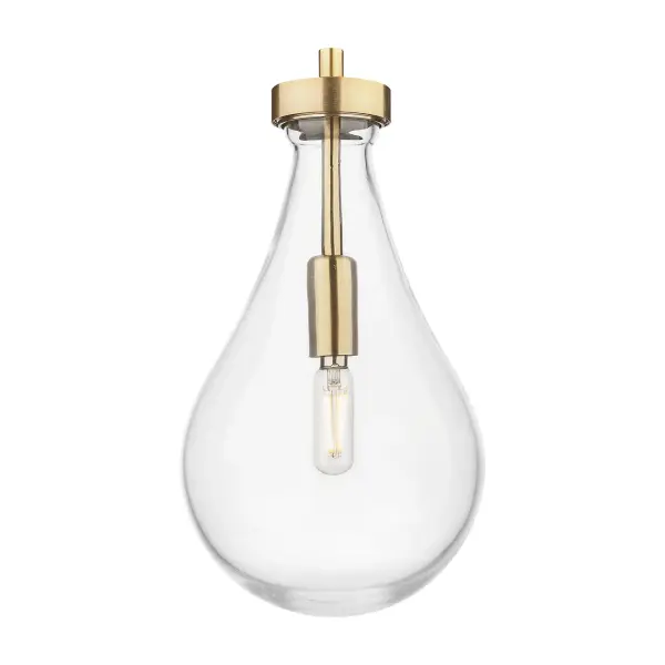 The organic teardrop shape of the Owego pendant is artfully hung from a tiered metal frame that is complemented by a single filament bulb. These pendants look great as individual fixtures but make a grand statement when paired with our multi-port hanging system as part of our custom cord program.