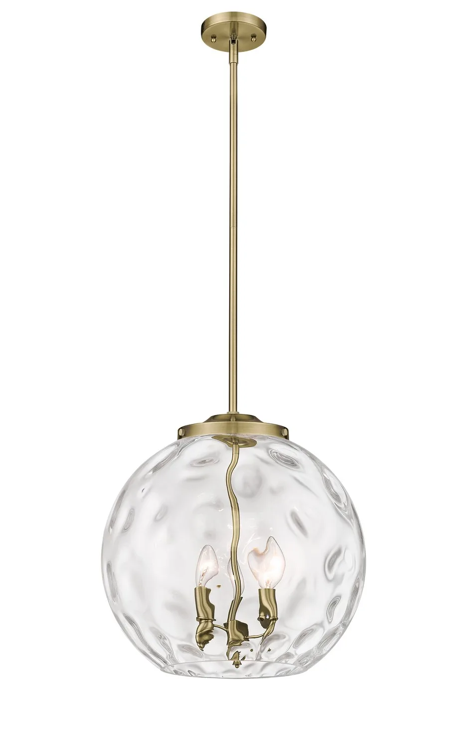 Athens Water Glass - Antique Brass - Pendant