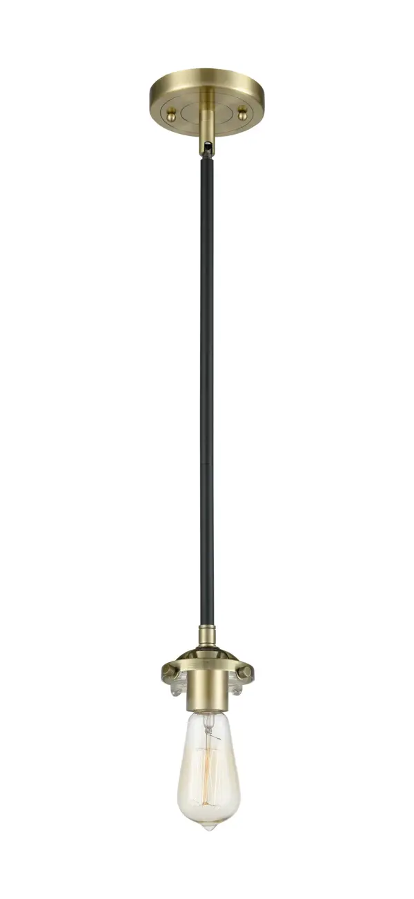 It's all in the details of the Nouveau line. A detailed base with sleek metal arm leads you to an absolutely gorgeous glass bulb that adds an unparalleled flair to any room you place these fixtures.
