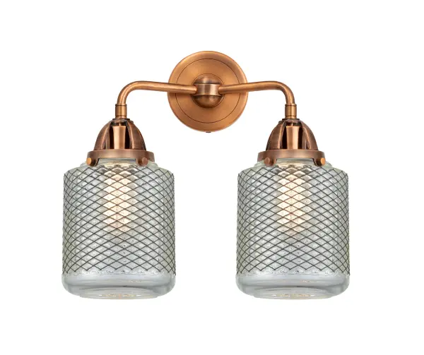 The Nouveau 2 is a highly detailed work of art that draws the eyes into its base and arm detail. The true show stopping piece is the beautifully curved glass shade that's sure to wow you and guests alike.