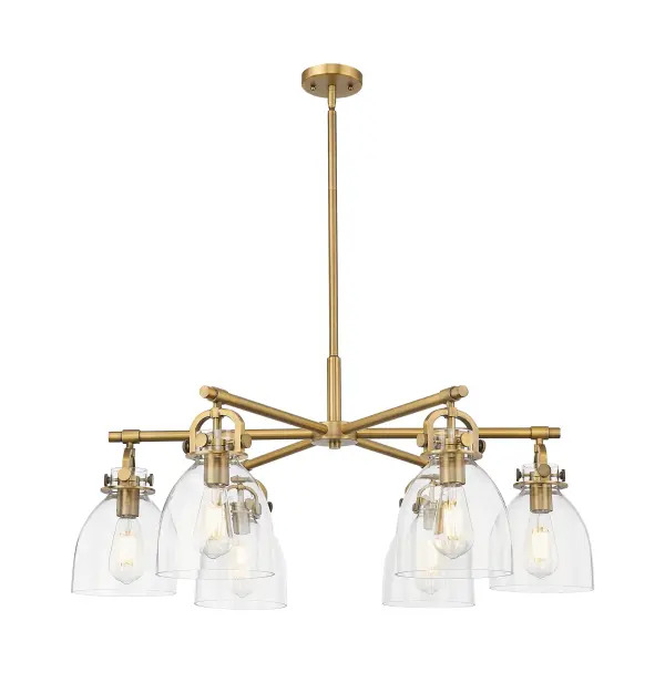 The Newton Bell is a modern industrial collection that incorporates exceptional architectural details and classic bell shaped shade. The delicately curved glass or metal shade complements the clean lines of this restoration inspired line of fixtures.