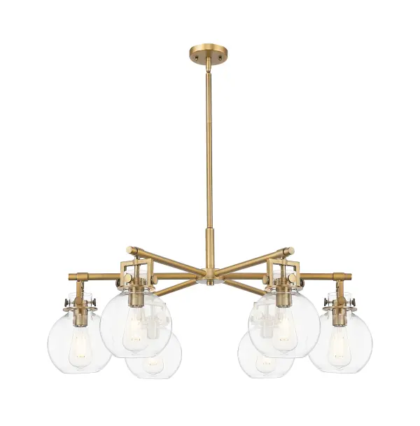 The Newton Sphere is a modern industrial collection that incorporates exceptional architectural details with a beautiful globe shaped shade. The iconic sphere shaped shade is available in either glass or heavy spun metal, making this collection perfect for creating a truly exceptional space.