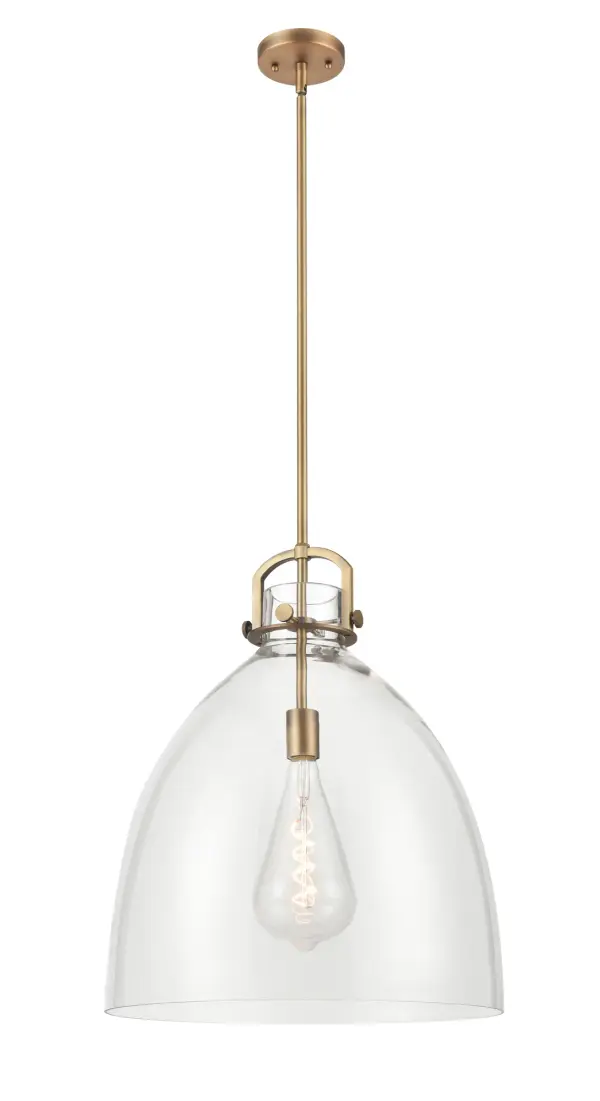 The Newton is a modern industrial collection that incorporates Exceptional architectural details and heavy metal design. These fixtures come together with a cone, bell, or sphere shaped shade, in metal or glass. Making this collection perfect for creating a truly exceptional space.