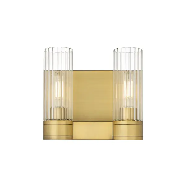 Empire is a showstopper and presents sophisticated style through subtle design. This exquisite line of fixtures features refined fluted pillar glass shades set in a delicately detailed metal frame.