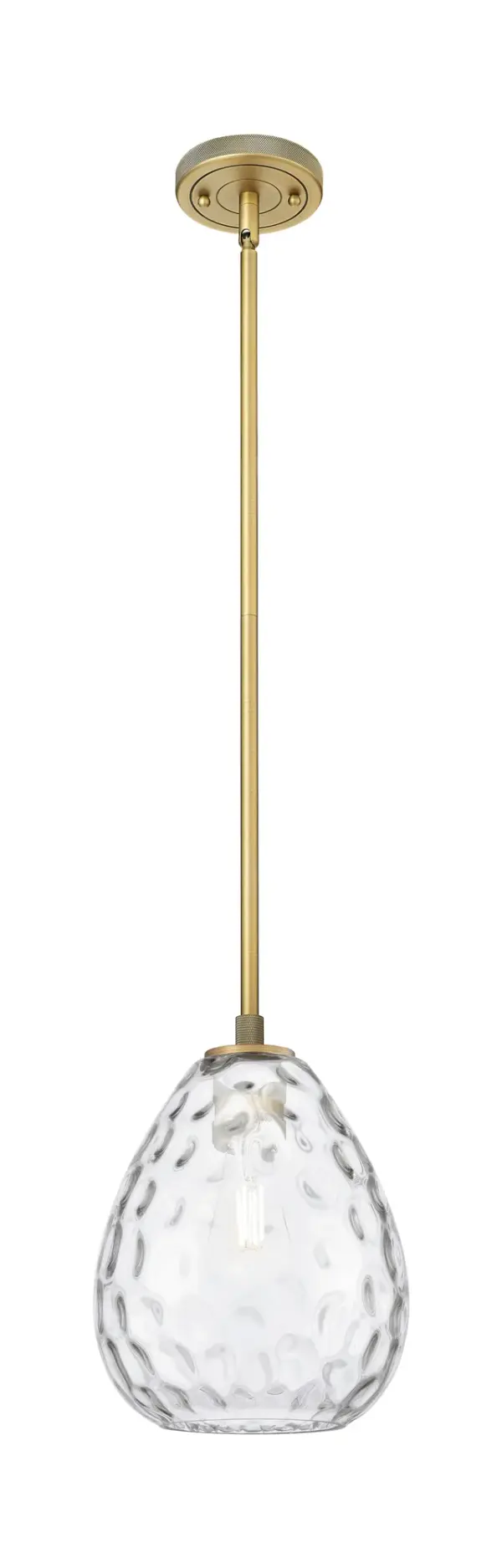 Details abound in the Crown Point Collection with an industrial take on modern sophistication. This stunning line of fixtures features cylindrical glass set in an updated restoration style frame with intricate knurling detail on the sockets, canopy, and finials.