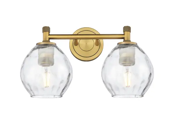 Details abound in the Crown Point Collection with an industrial take on modern sophistication. This stunning line of fixtures features cylindrical glass set in an updated restoration style frame with intricate knurling detail on the sockets, canopy, and finials.