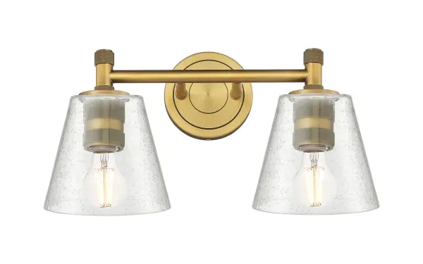Details abound in the Crown Point Collection with an industrial take on modern sophistication. This stunning line of fixtures features cylindrical glass set in an updated restoration style frame with intricate knurling detail on the sockets, canopy, and finials.