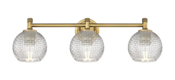 Details abound in the Crown Point Collection with an industrial take on modern sophistication. This stunning line of fixtures features cylindrical glass set in an updated restoration style frame with intricate knurling detail on the sockets, canopy, and finials. - alternate view