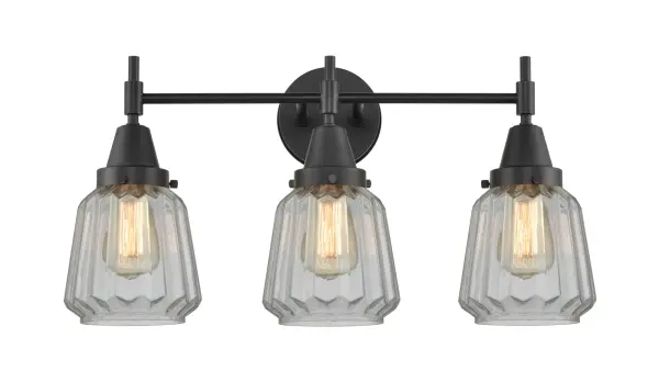 Caden reveals industrial inspiration with exposed fittings but takes a more modern approach in design. The clean lines and dramatic styling makes Caden a perfect fit for any design.
