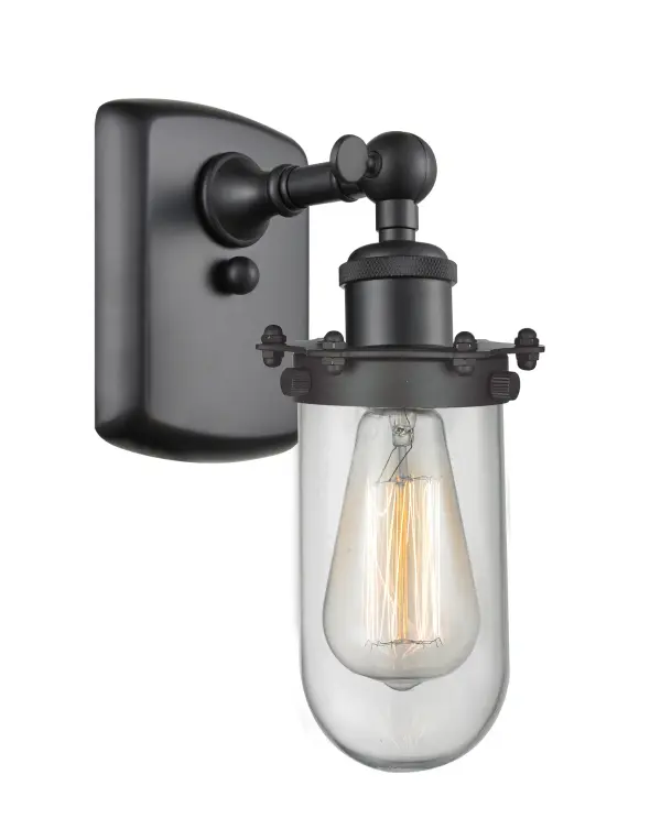 The Austere makes quite an impact. Its industrial vintage look transports you back in time while still offering a crisp contemporary feel. This sultry collection has a 180 degree adjustable swivel that allows for more depth of lighting when needed. - alternate view