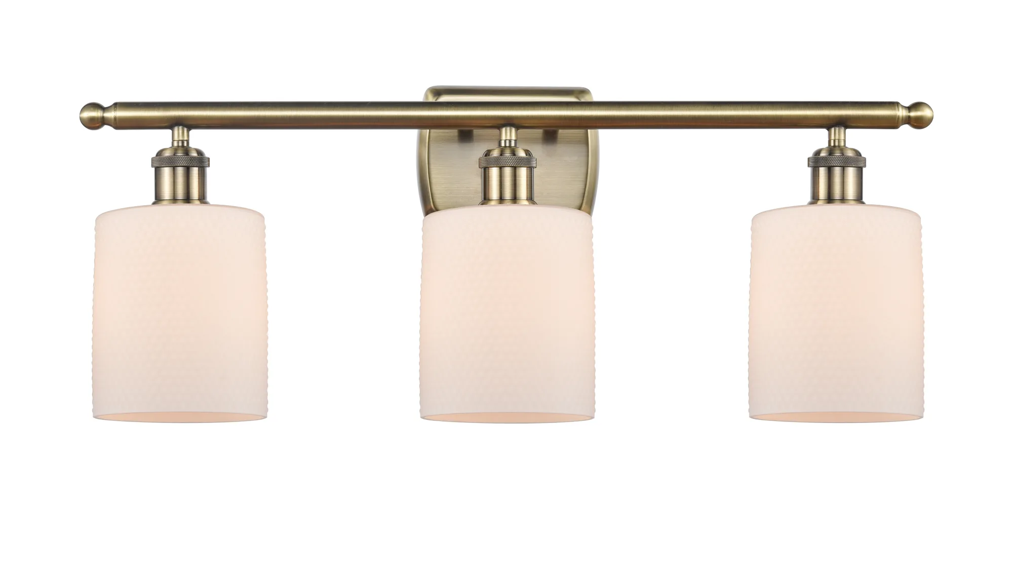 Cobbleskill - Antique Brass - Bath Vanity Light