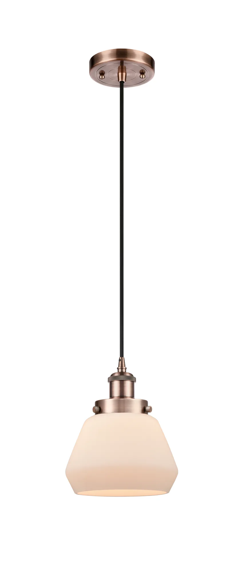 Fulton - Antique Copper - Mini Pendant