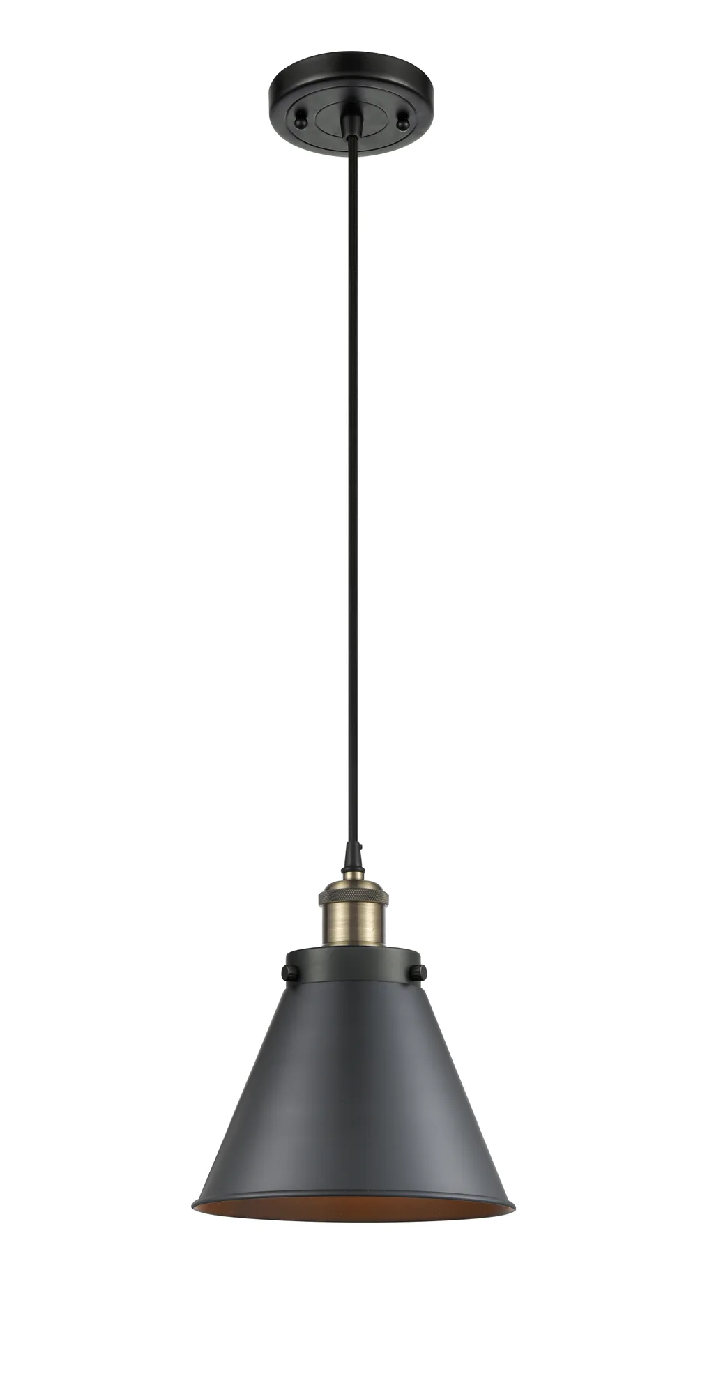 Appalachian - Black Antique Brass - Mini Pendant
