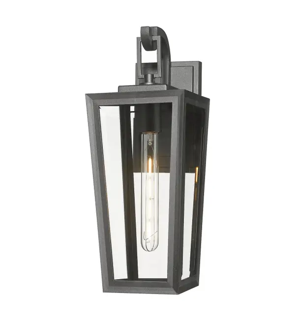 The Madison Collection captures the timeless beauty of classic lantern design, reimagined with coastal durability. Its tapered frame, gently curved arm, and oversized loop detail create a graceful silhouette that feels at home on a seaside porch or a sophisticated city entryway. Glass panels allow the light to shine bright and true, showcasing the filament bulb within, while the Coastal Rating ensures lasting performance in salty air and harsh weather. Whether mounted in multiples along a walkway or flanking a front door, Madison offers a warm welcome with enduring style and strength.