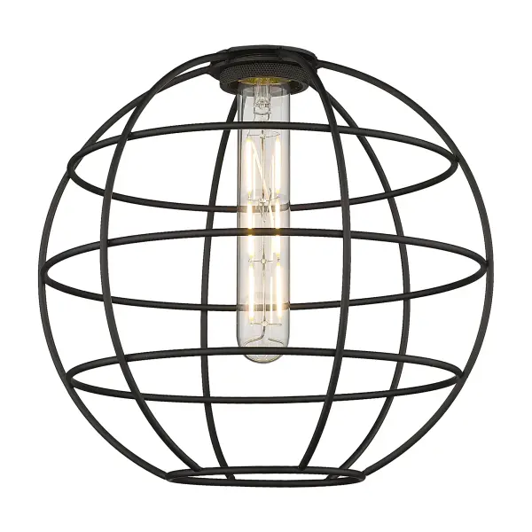 The Lake Placid pendants are versatile and showcase the popular orb wire cage design. With five sizes, multiple finish options, choice of bulb type, and stem or cord mount, you can make this fixture your own. The orb cage is timeless and an excellent choice for transitional to modern farmhouse to restoration decor.