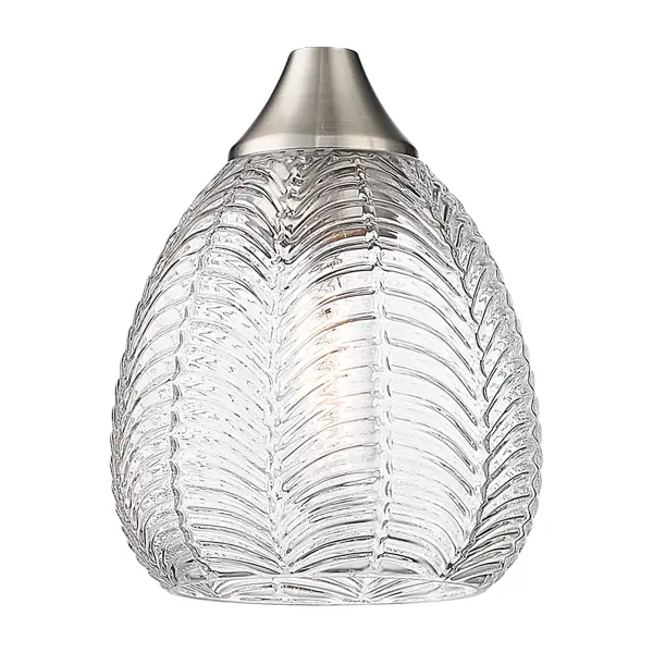 Elegance redefined, the Berkshire Collection offers a seamless fusion of classic sophistication and contemporary flair. Characterized by its distinctive herringbone pattern, each fixture presents a unique and refined aesthetic. The clear glass components enhance this modern appeal, allowing light to disperse captivatingly and illuminate any space with a warm, inviting glow.