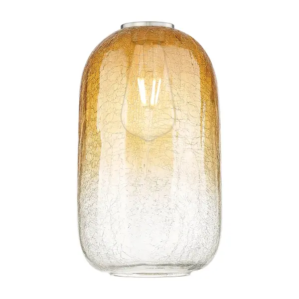 Brookhaven Cloche - Amber - Glass