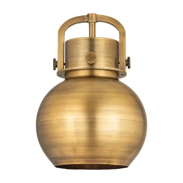 The Newton Sphere is a modern industrial collection that incorporates exceptional architectural details with a beautiful globe shaped shade. The iconic sphere shaped shade is available in either glass or heavy spun metal, making this collection perfect for creating a truly exceptional space.