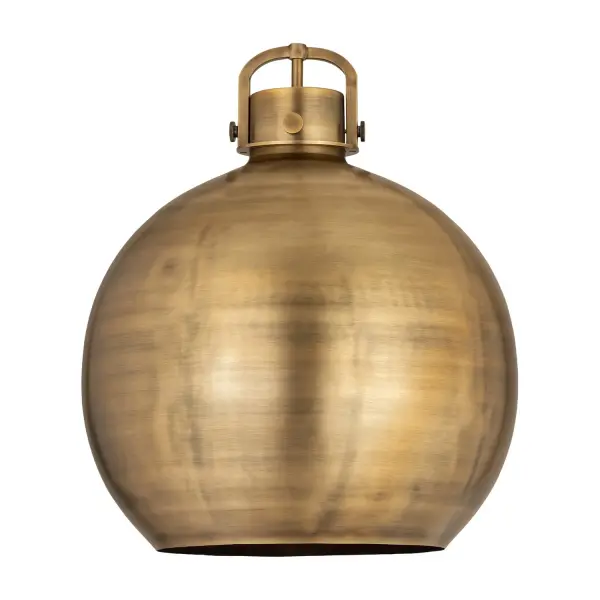 The Newton Sphere is a modern industrial collection that incorporates exceptional architectural details with a beautiful globe shaped shade. The iconic sphere shaped shade is available in either glass or heavy spun metal, making this collection perfect for creating a truly exceptional space.