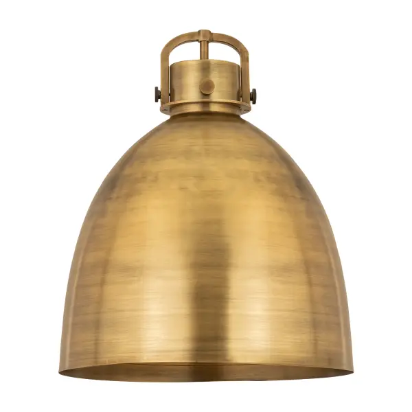 The Newton Bell is a modern industrial collection that incorporates exceptional architectural details with a beautiful globe shaped shade. The iconic Bell shaped shade is available in either glass or heavy spun metal, making this collection perfect for creating a truly exceptional space.