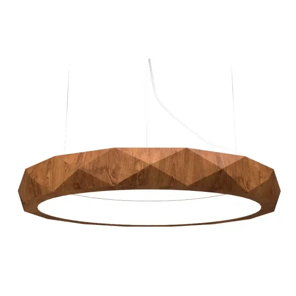 Wooden decorative luminaire with contemporary, timeless design in natural wood veneer or Italian lacquer finish. Proudly made in Brazil, combining high-end technology and the irreplaceable manual finishing. Collection: Facet Designer: Studio Accord Finish: Imbuia Width: 39.37" Height: 4.72" Weight: 3.31 lb Wire: 118" Maximum Wattage: 69.10 W Bulb Type: LED Bulb Base: INTEGRATED Light Source: LED Light Output: 4044.00 lm Delivered Lumens: 4044.00 lm Color Temperature: 3000 K CRI: 90 Rated Average Life: 50,000 Voltage: 120.00 V Material: Wood veneer, MDF Country of Origin: Brazil Safety Listing: UL Safety Rating: Damp Connection: Hard Wired LED Manufacturer Warranty: 5 Years Spec Sheet Instructions