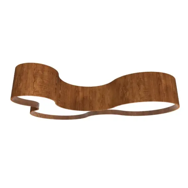 This striking 39-inch ceiling mount combines natural wood aesthetics with energy-efficient LED technology. The Imbuia finish brings warmth and organic character to contemporary spaces, perfect for making a statement in larger rooms.